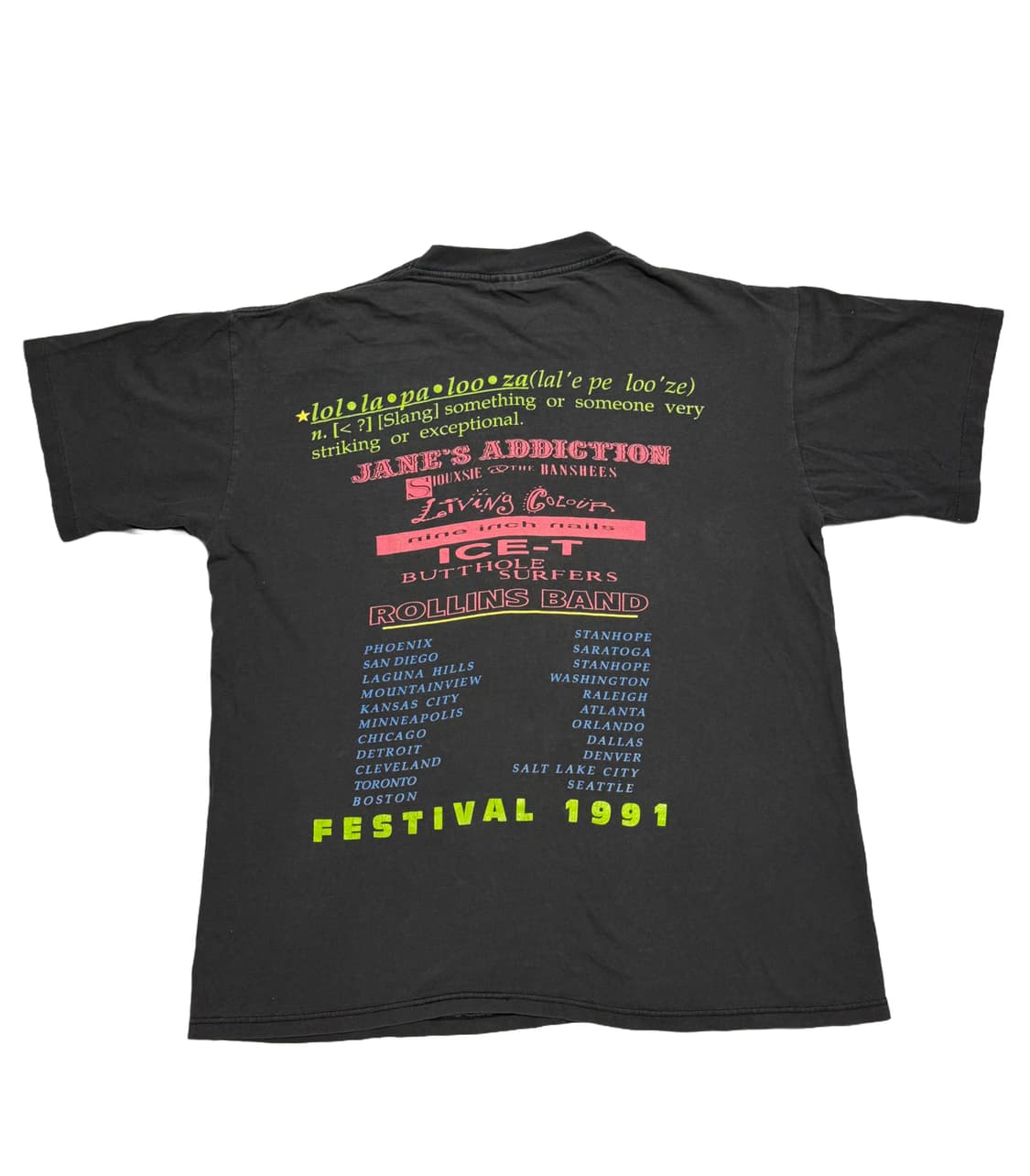 1991 1st Lollapalooza shirt 상품이미지2
