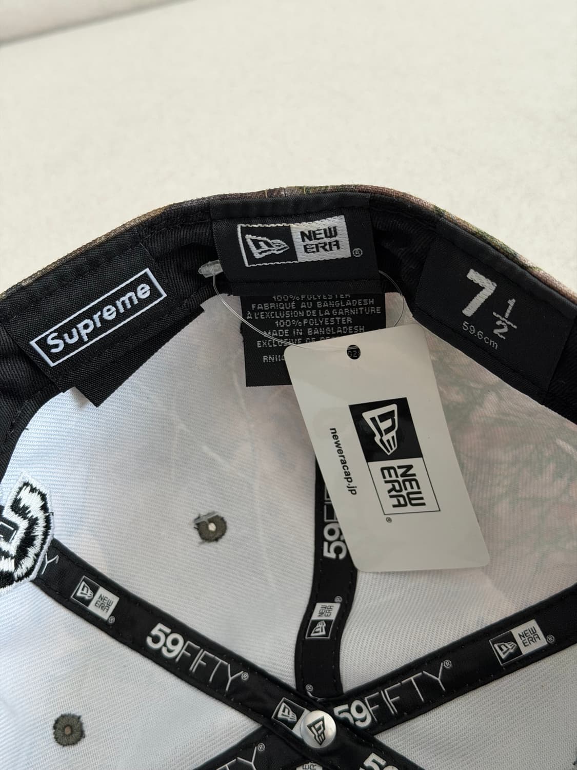 슈프림 멀티 S 로고 뉴에라 트루팀버 카나티 카모 - 25SS 상품이미지5