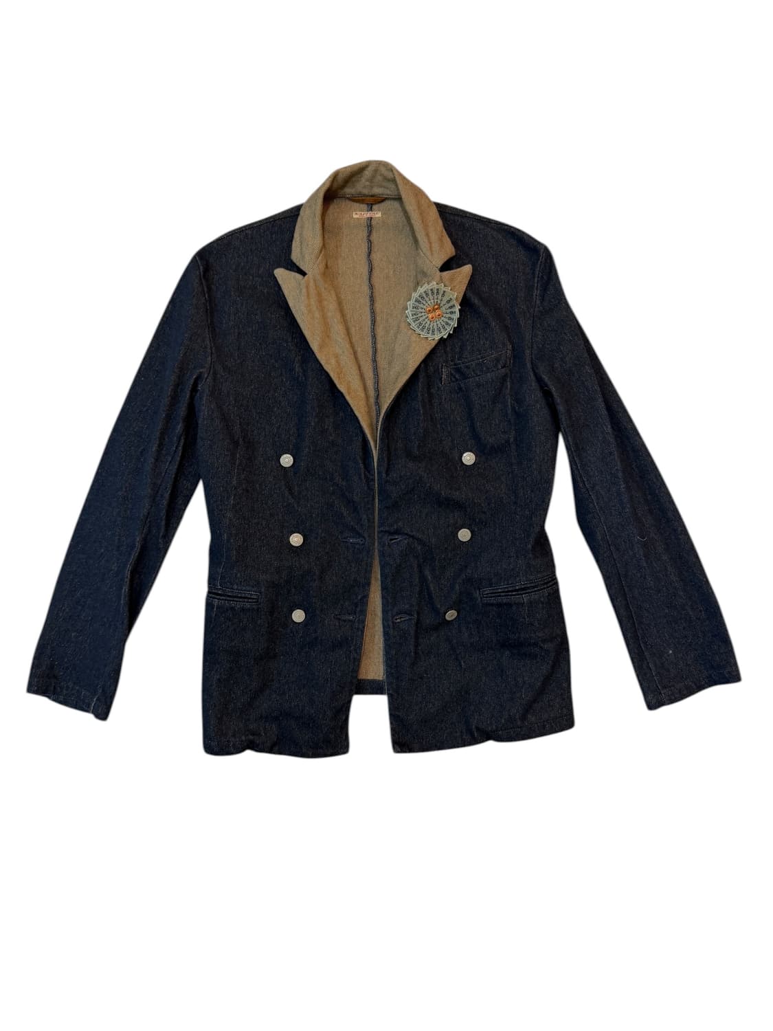 KAPITAL テーラードネイビーデニムブレザー 상품이미지1