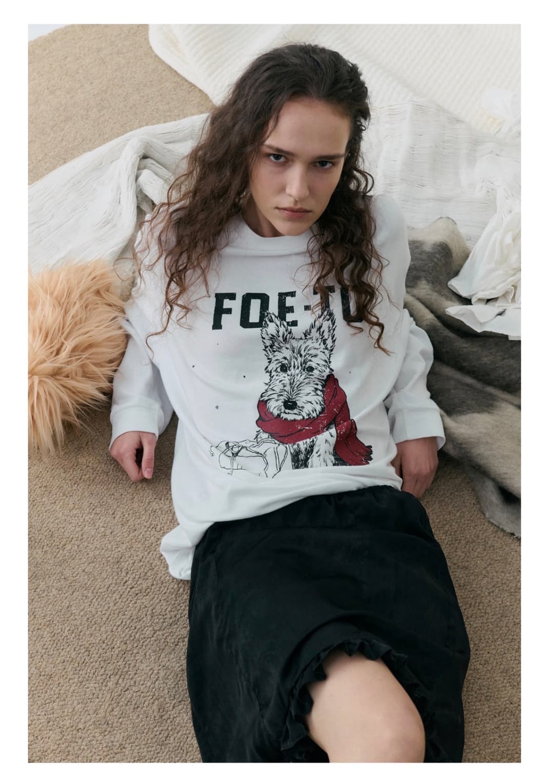 포에토 Gifted pup overfit tee  상품이미지4