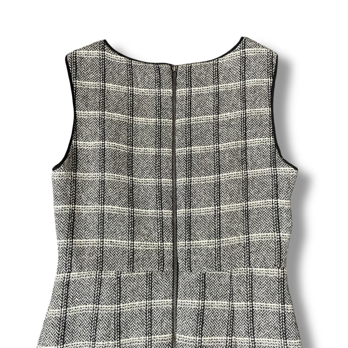 로라애슐리 민소매 헤링본 울 롱 원피스 상품이미지4