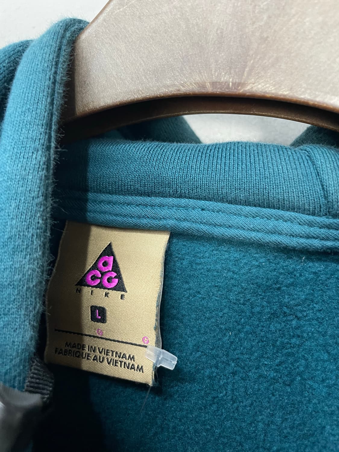 나이키ACG 청록색 풀오버 미드나잇 후드티 H1200 상품이미지5