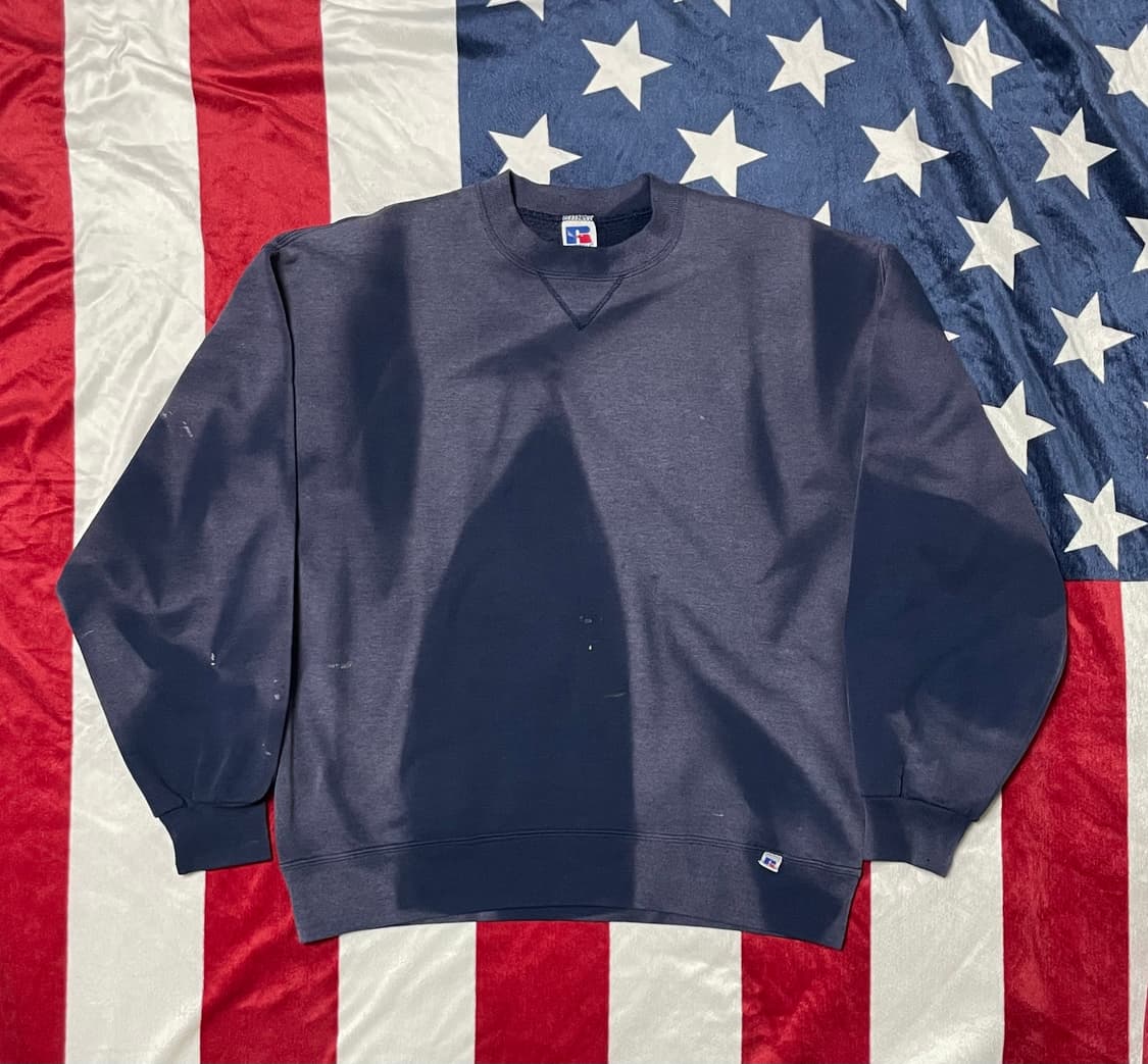 90s 러셀 하드 선페이딩 스웻셔츠 L 상품이미지1