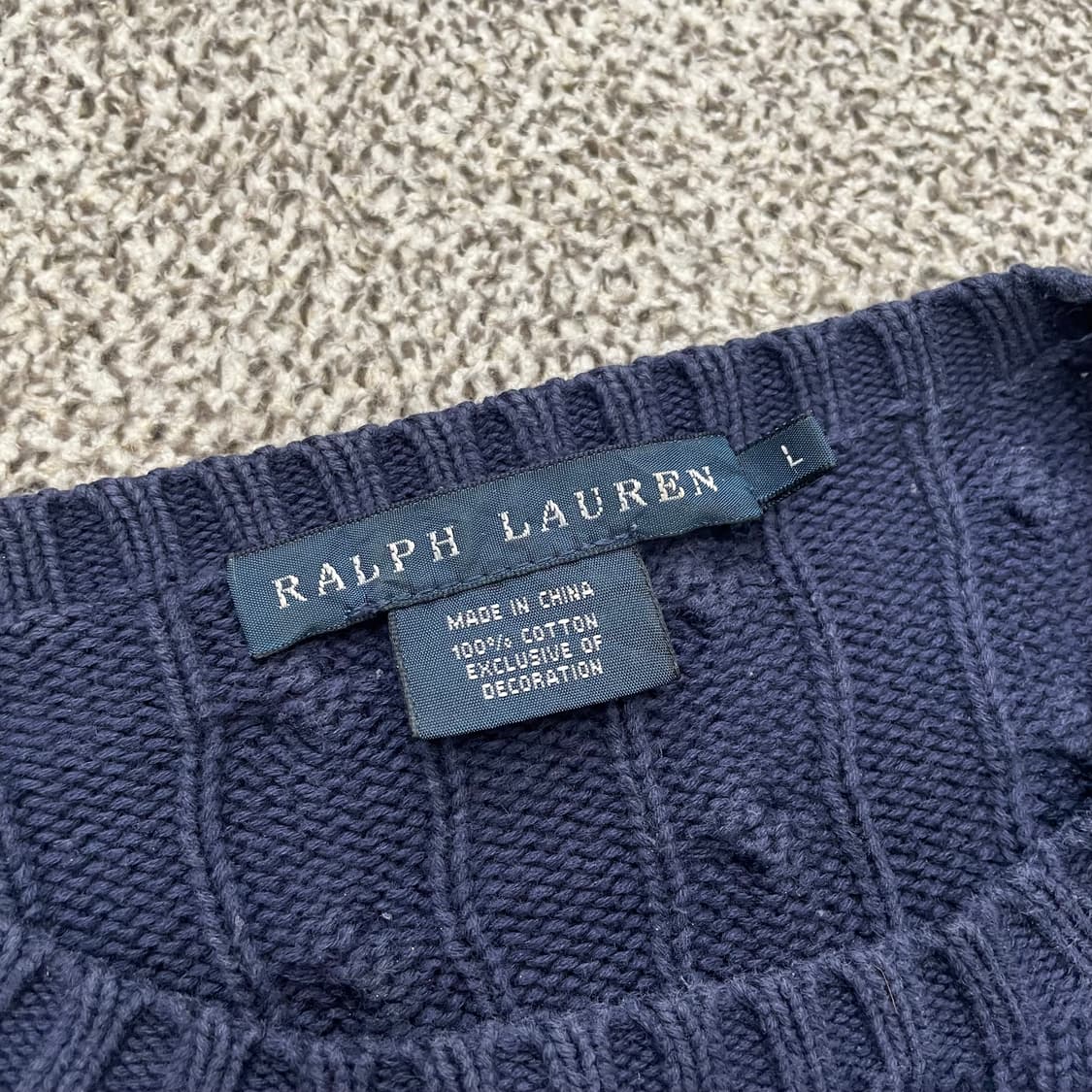 랄프로렌 케이블 니트 상품이미지3