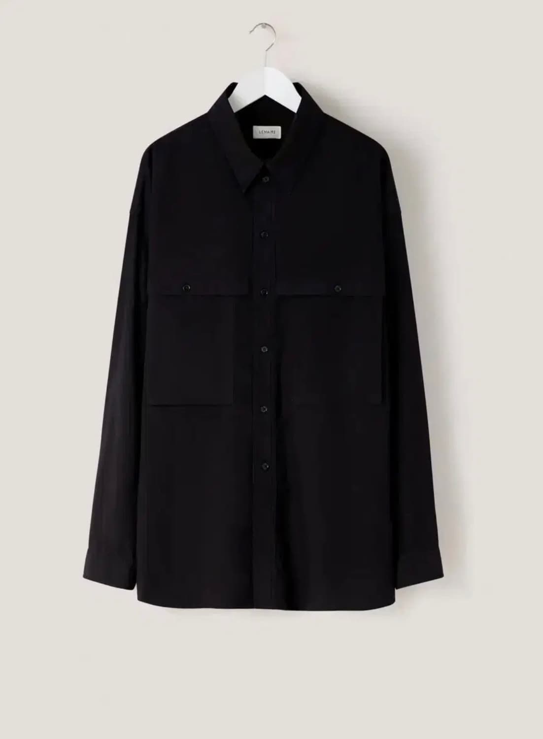 르메르 스톰플랩 셔츠 블랙 (46사이즈) 상품이미지3