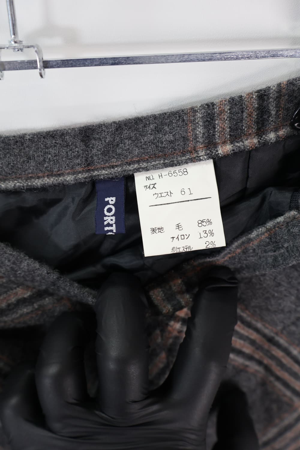 Jpn Wool Checked Midi Skirts 상품이미지6