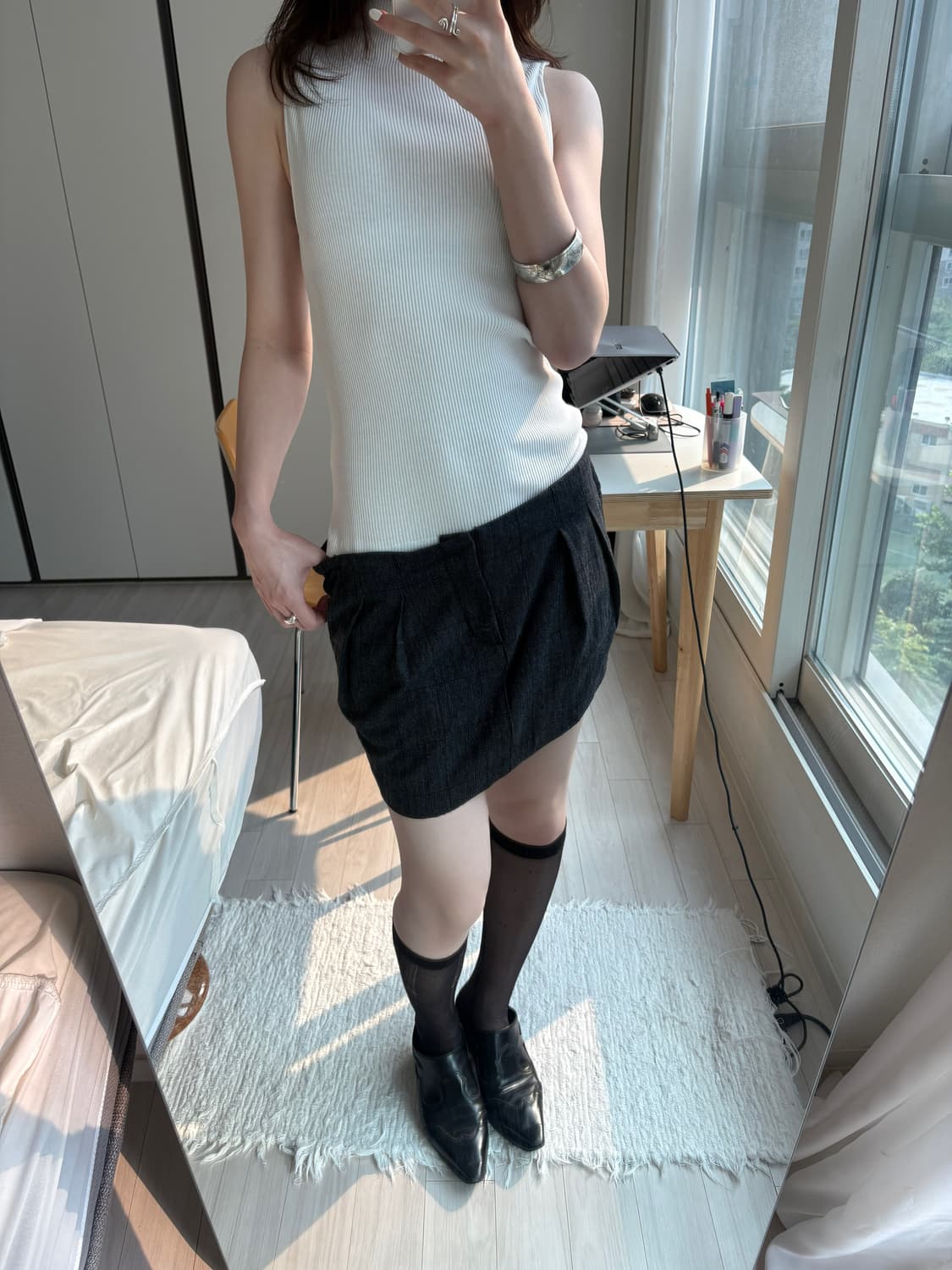 Diesel Low-Rise Mini Skirt 상품이미지1