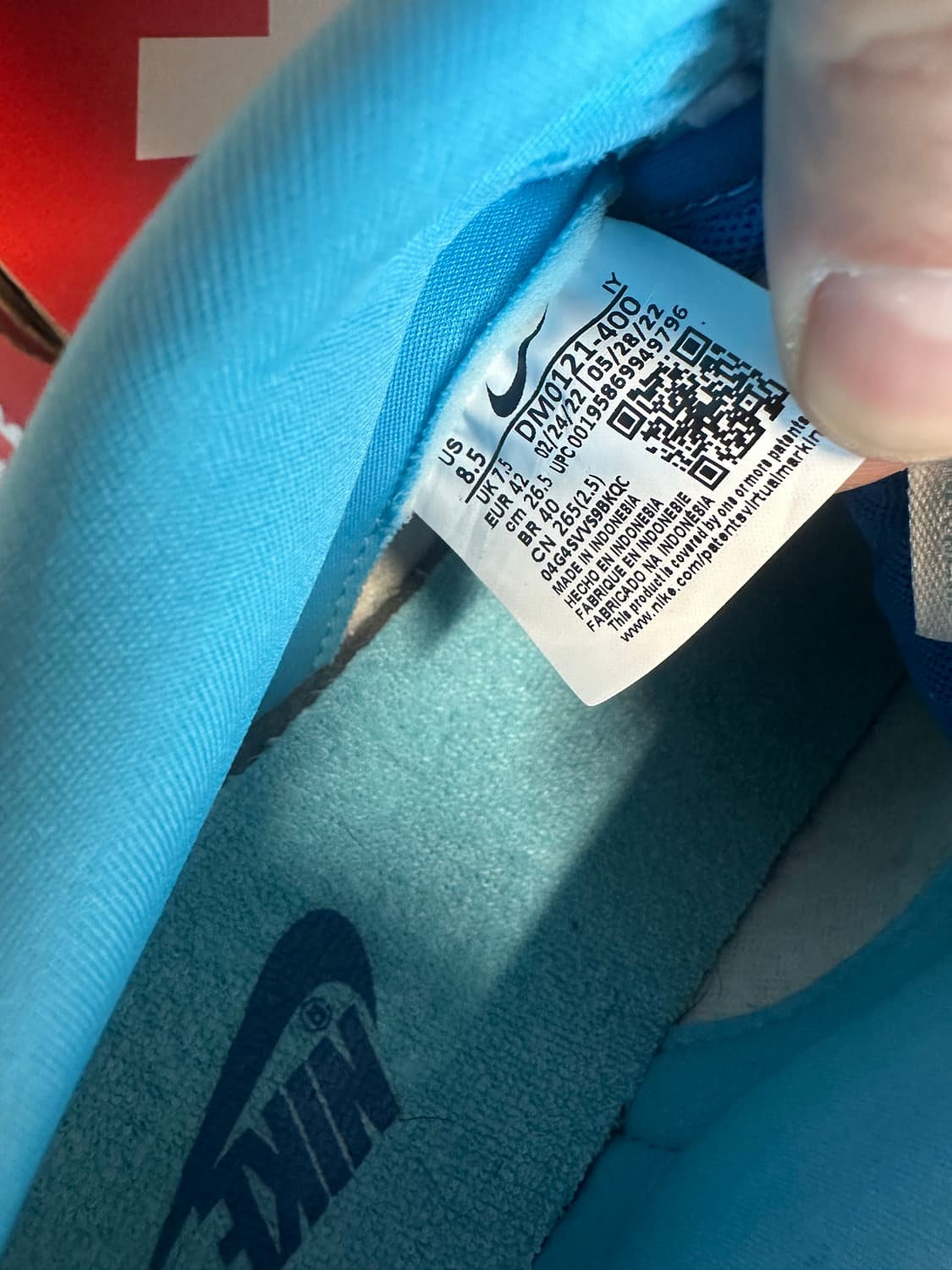 나이키 덩크 로우 레트로 아르곤 265mm 상품이미지6