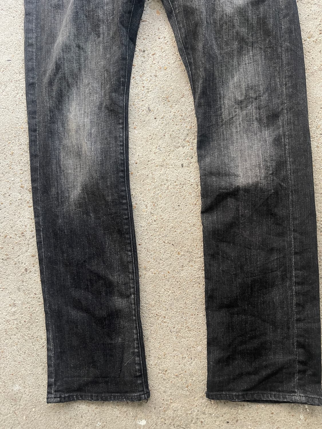 grey wash straight jeans 상품이미지3