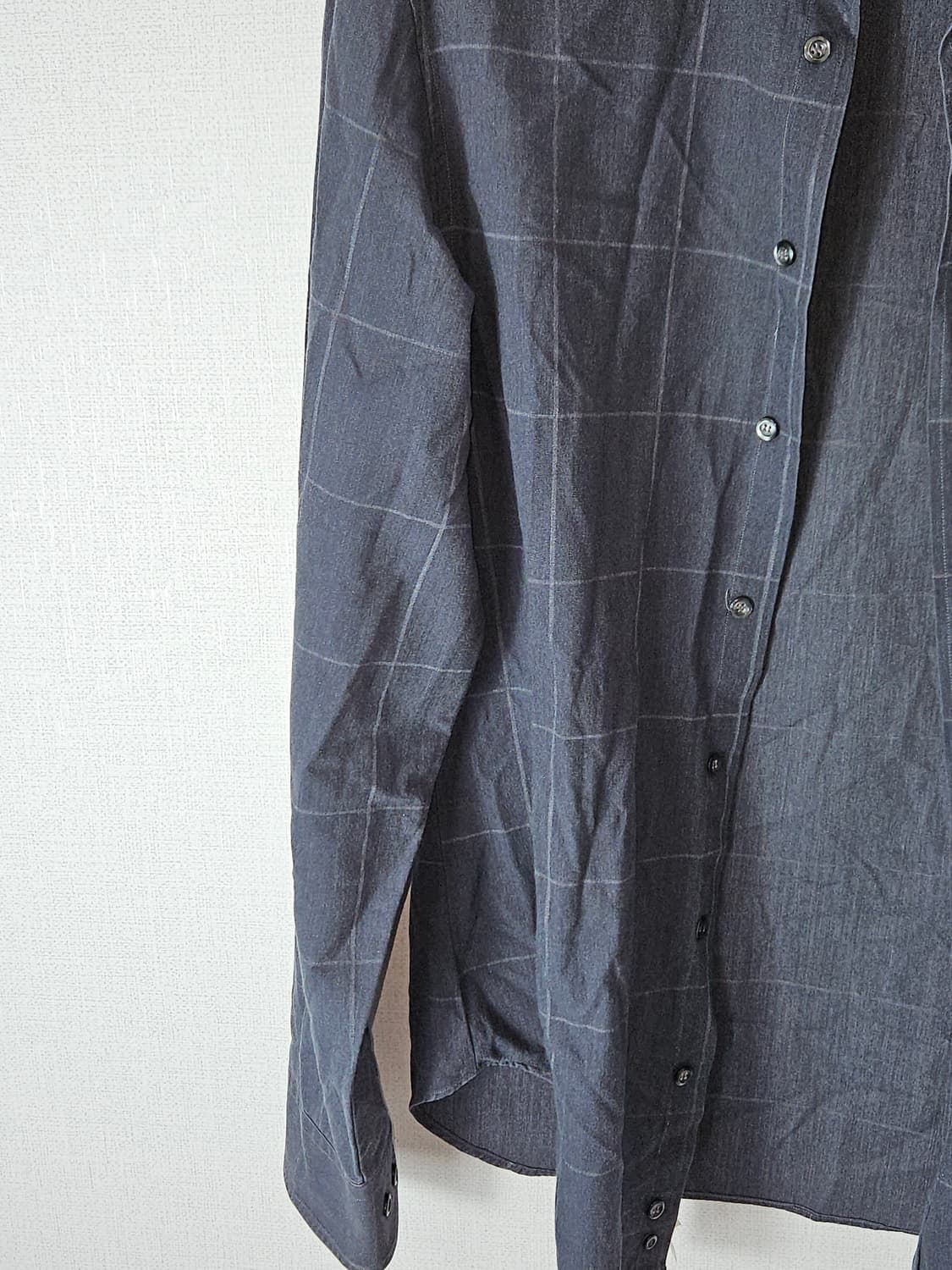 엠포리오 아르마니 이태리 체크셔츠 코튼 옴므 M 상품이미지3