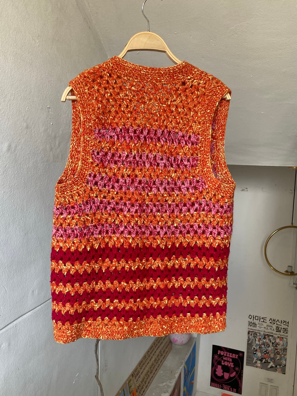 HANDMADE 컬러풀 조끼 상품이미지5