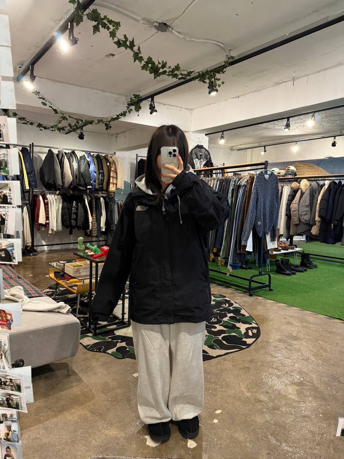 노스페이스 하이벤트 패딩+바람막이 105 상품이미지6