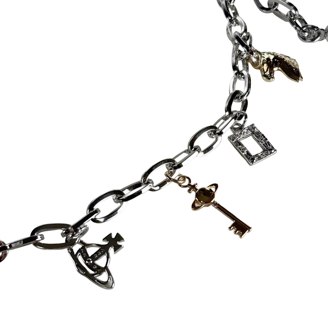 비비안 웨스트우드 ORB 플레이트 체인 벨트 상품이미지2