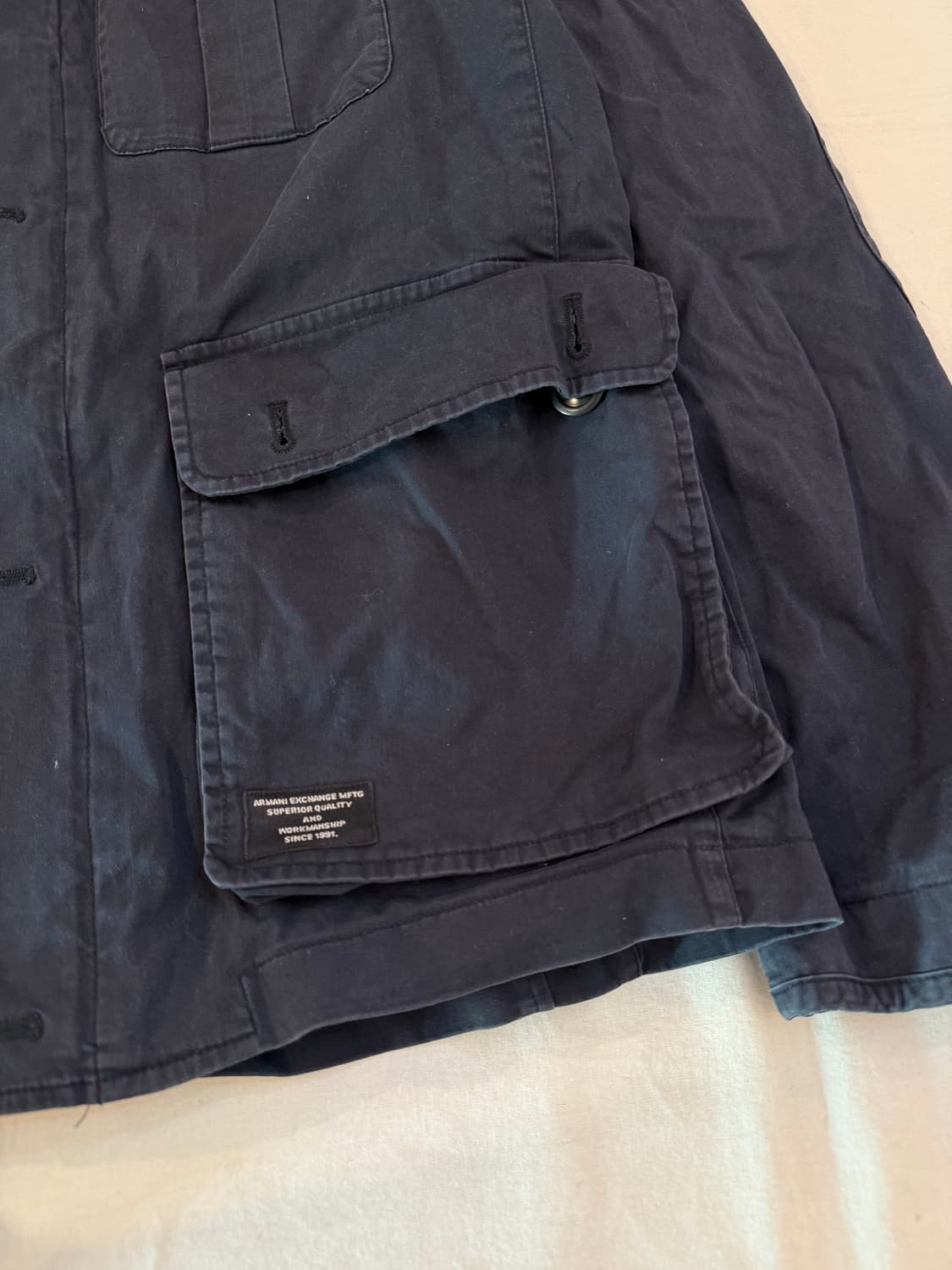 아르마니 익스체인지 멀티포켓 유틸리티 필드자켓 네이비 상품이미지2