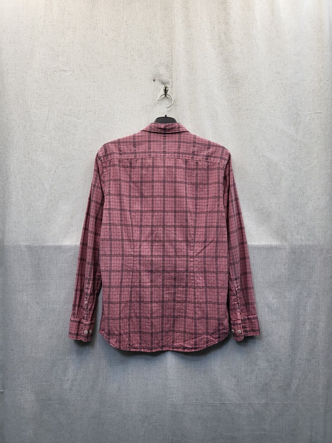 헨리코튼 핑크 체크 셔츠 상품이미지2