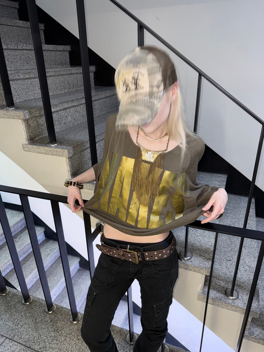 navy cargo pants 상품이미지4