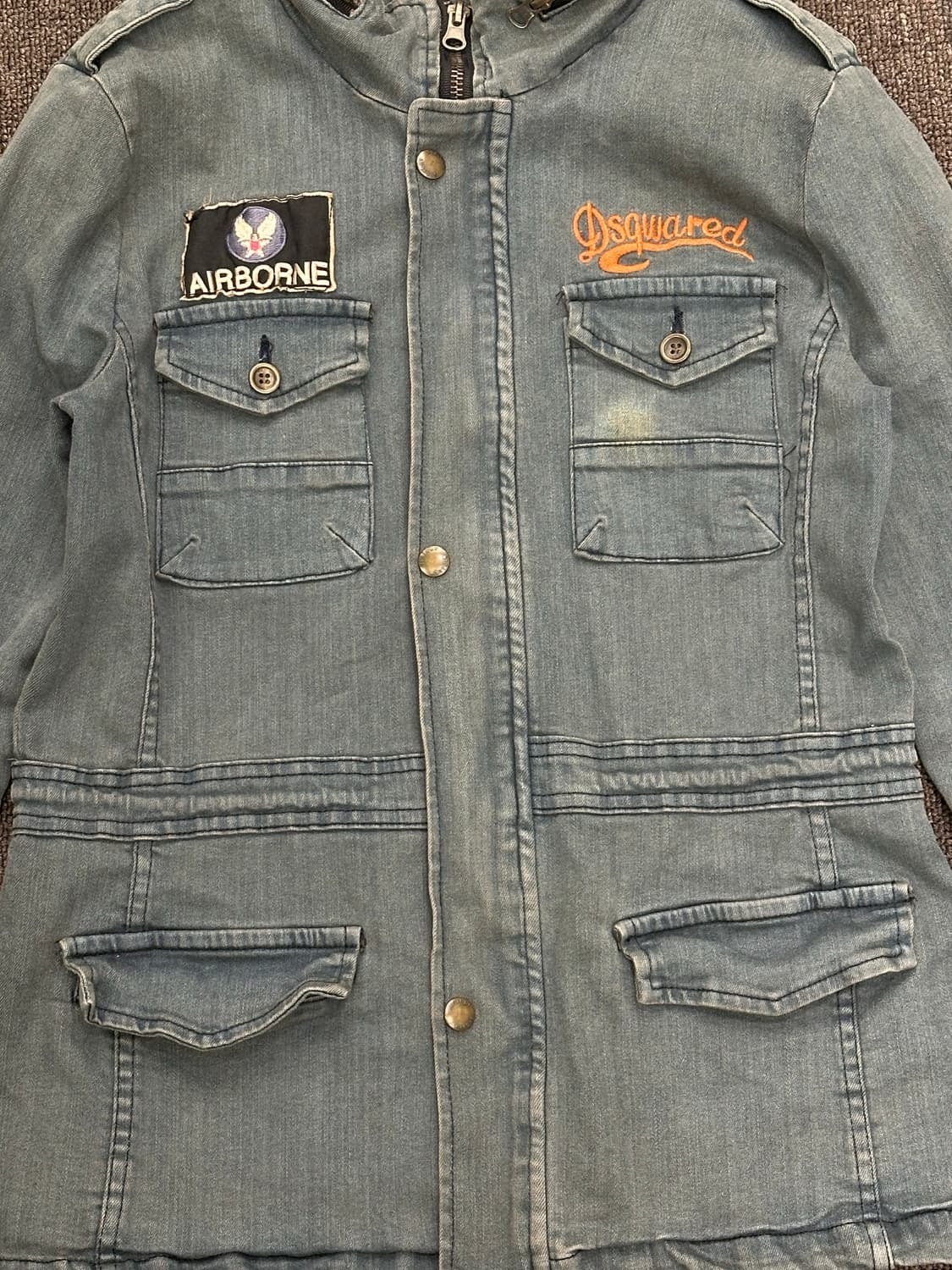 M)Young Storm Shop 빈티지 여성 데님 자켓 상품이미지3