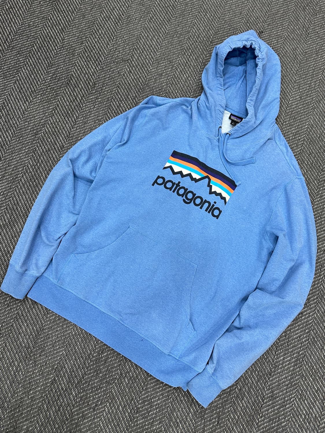 파타고니아 후드티 블루 상품이미지1