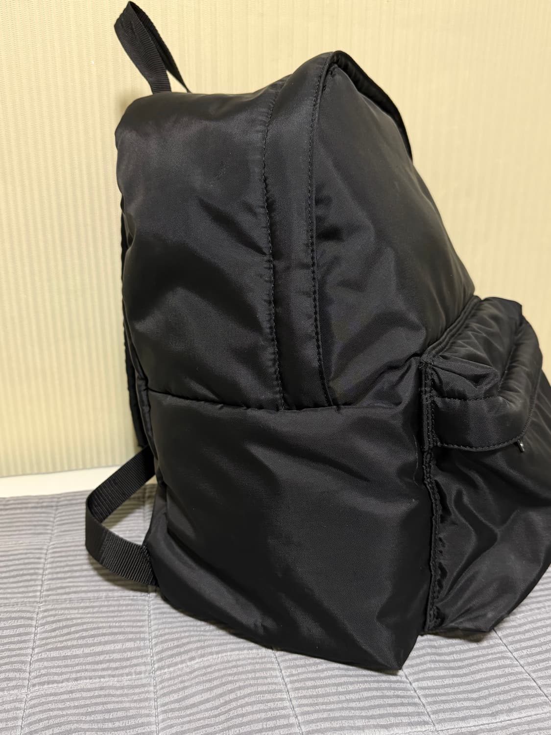 포터 x 꼼데가르송 백팩 스몰 블랙 상품이미지5
