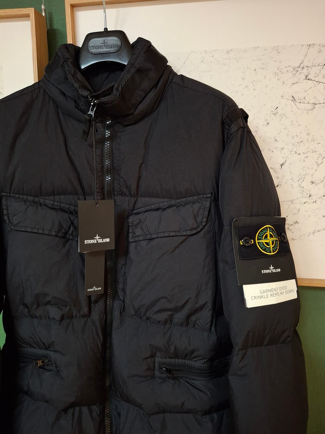 스톤아일랜드 크링클랩스 다운 패딩 상품이미지2
