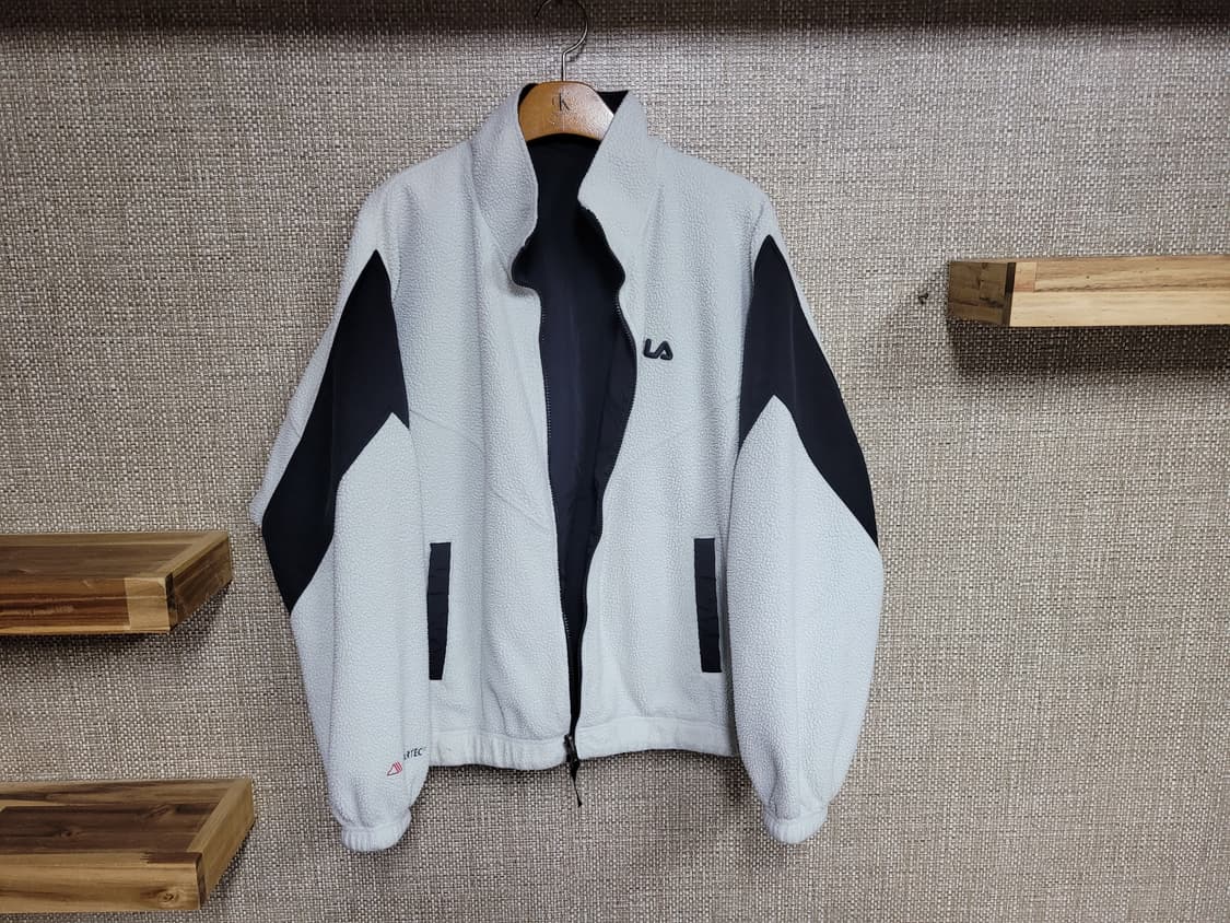 XL 105사이즈 휠라 오버핏 플리스 자켓 올드스쿨  상품이미지1