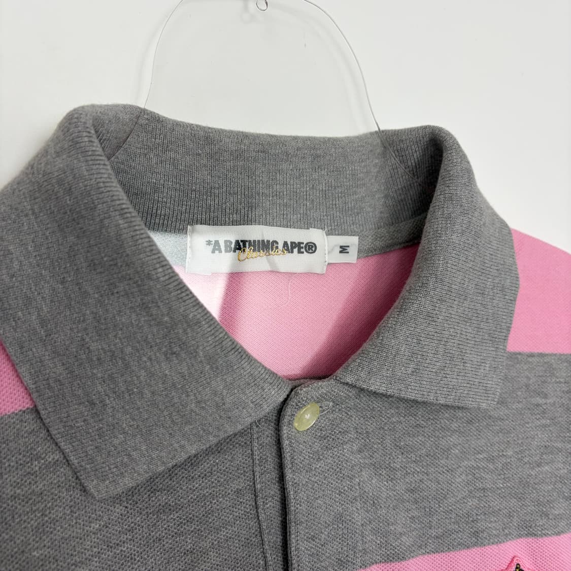 베이프 로고 카라 티셔츠 상품이미지2