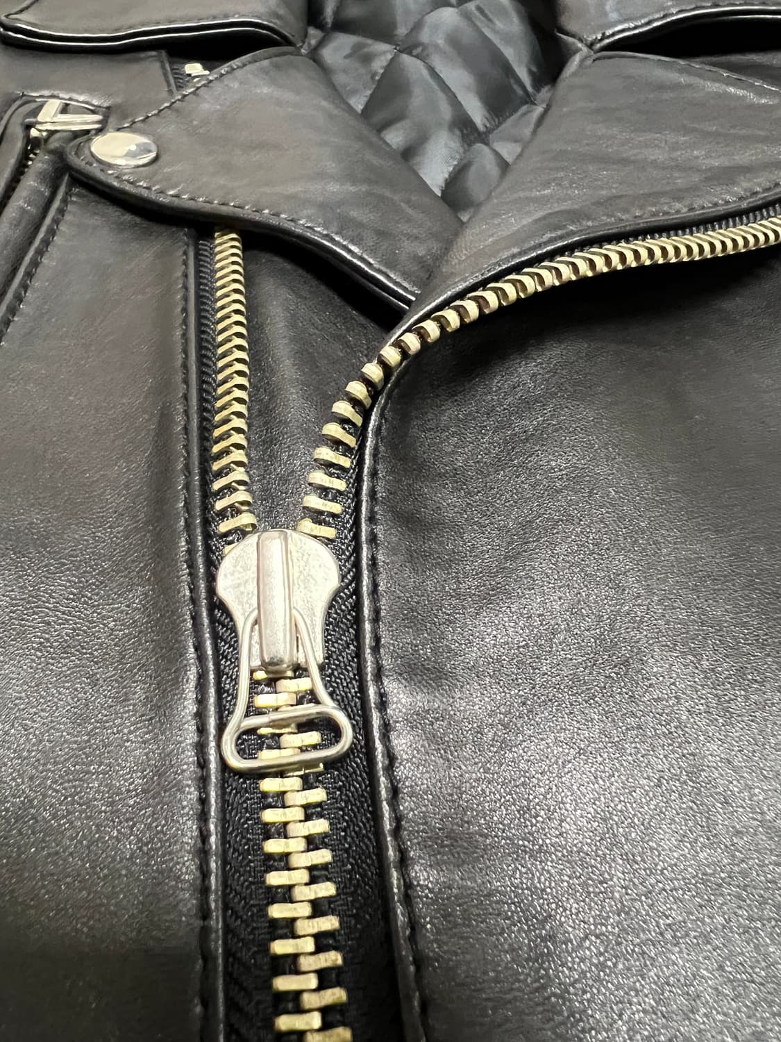 하이엔드 리얼 램스킨 바이커 라이더 자켓 / 48 상품이미지6