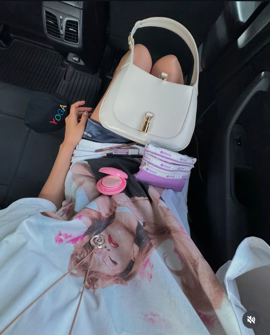 ALLINA SLEEPING T-SHIRT in white 상품이미지5