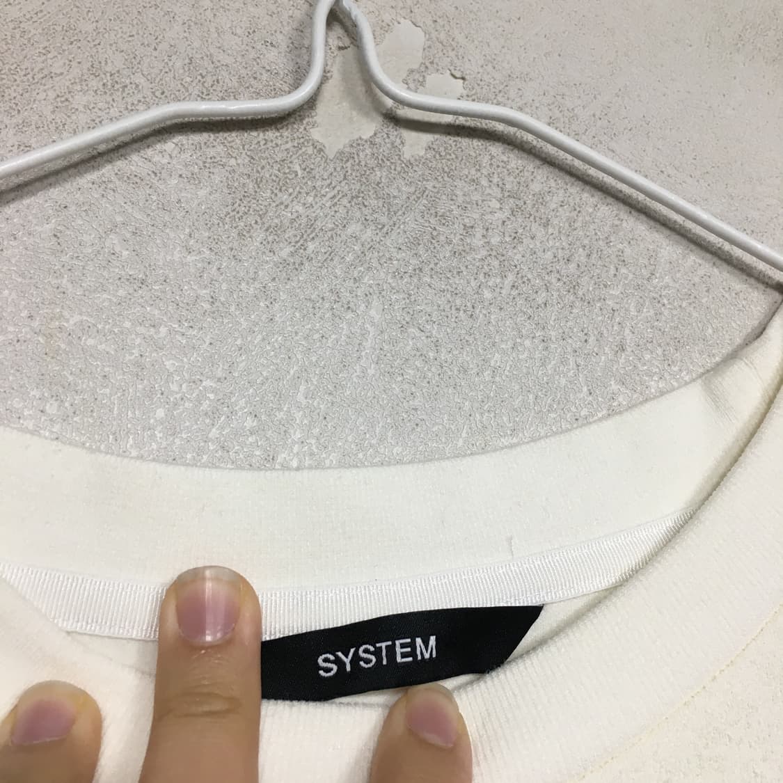 24 SYSTEM 시스템 옴므 오버사이즈 반팔 티셔츠 105 상품이미지2