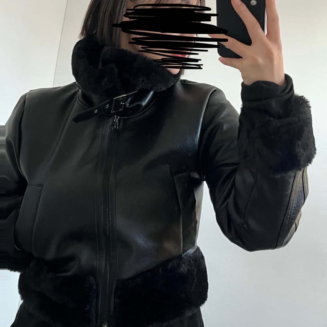 BOHEMIAN SEOUL BOHEMSEO 보헴서 무스탕 블랙 상품이미지10