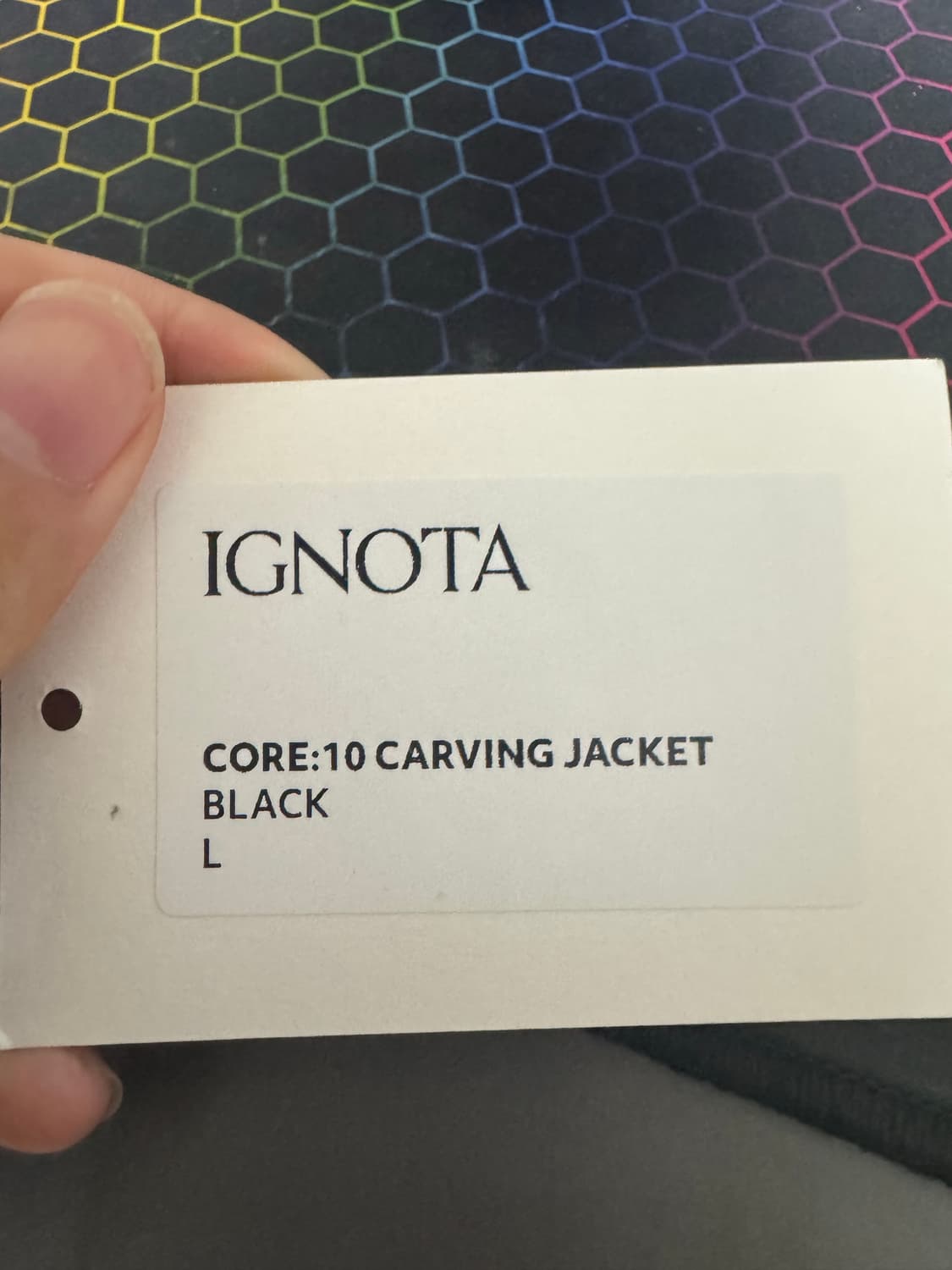 이그노타 코어10 카빙자켓 블랙 상품이미지8