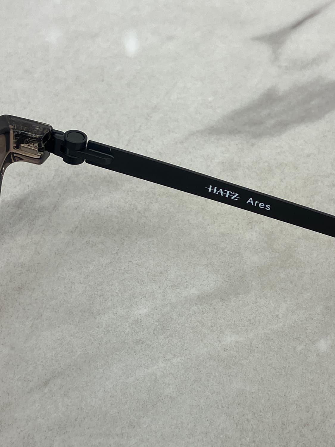 하츠 Hatz 차콜 클리어 투톤 월링턴 뿔테 안경 상품이미지8