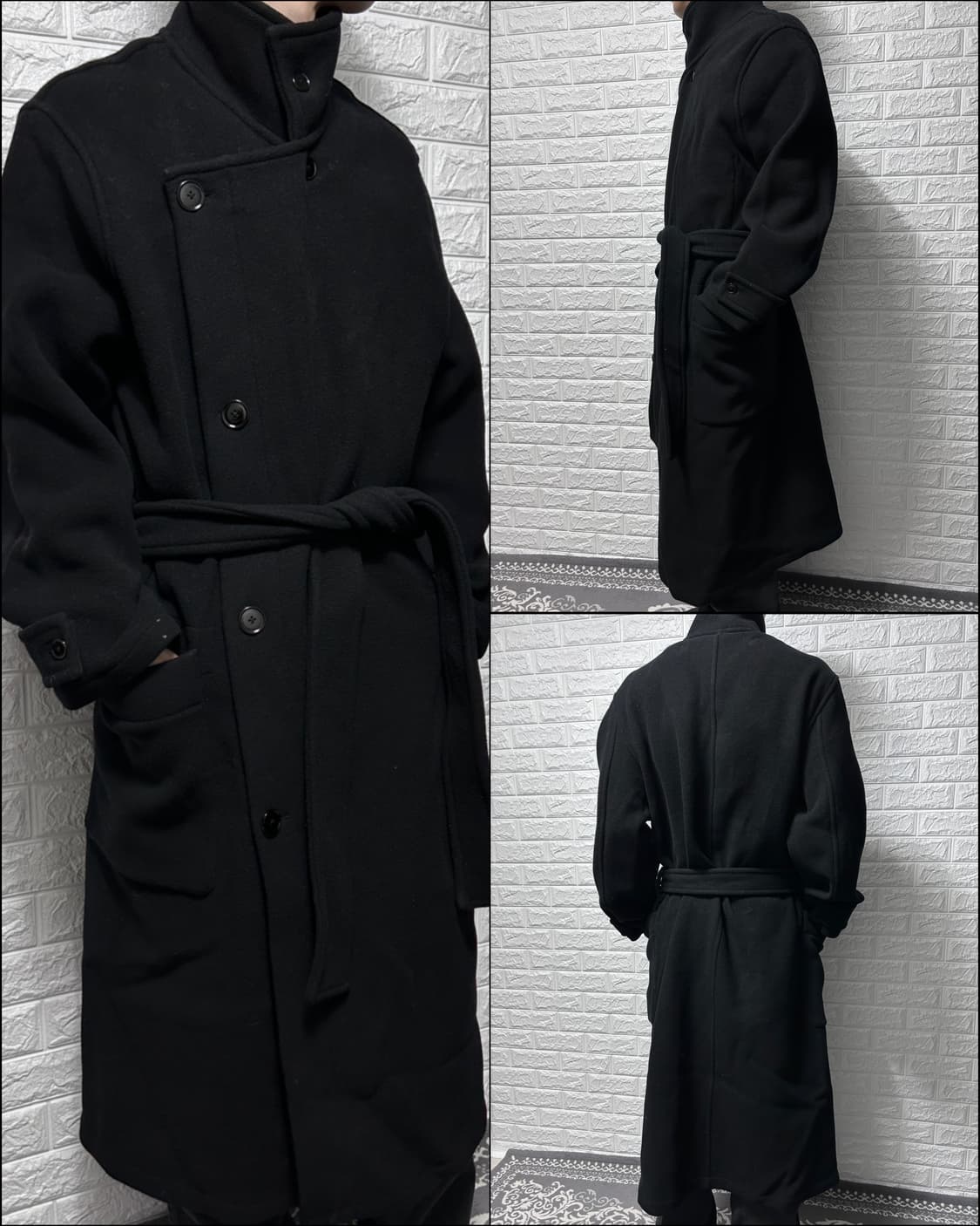 Avangarde Heavy Wool High-neck Coat 상품이미지1