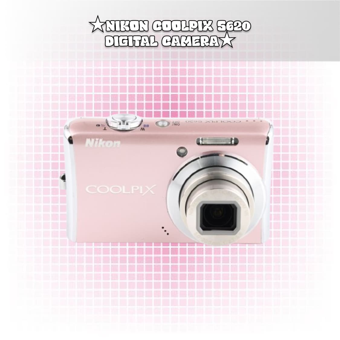 니콘 쿨픽스 s620 빈티지 레트로 디카 핑크 상품이미지2