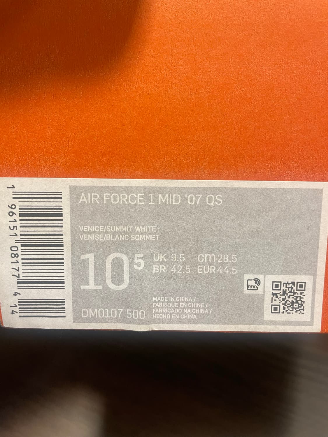 [285] 나이키 에어포스 미드 베니스 상품이미지9