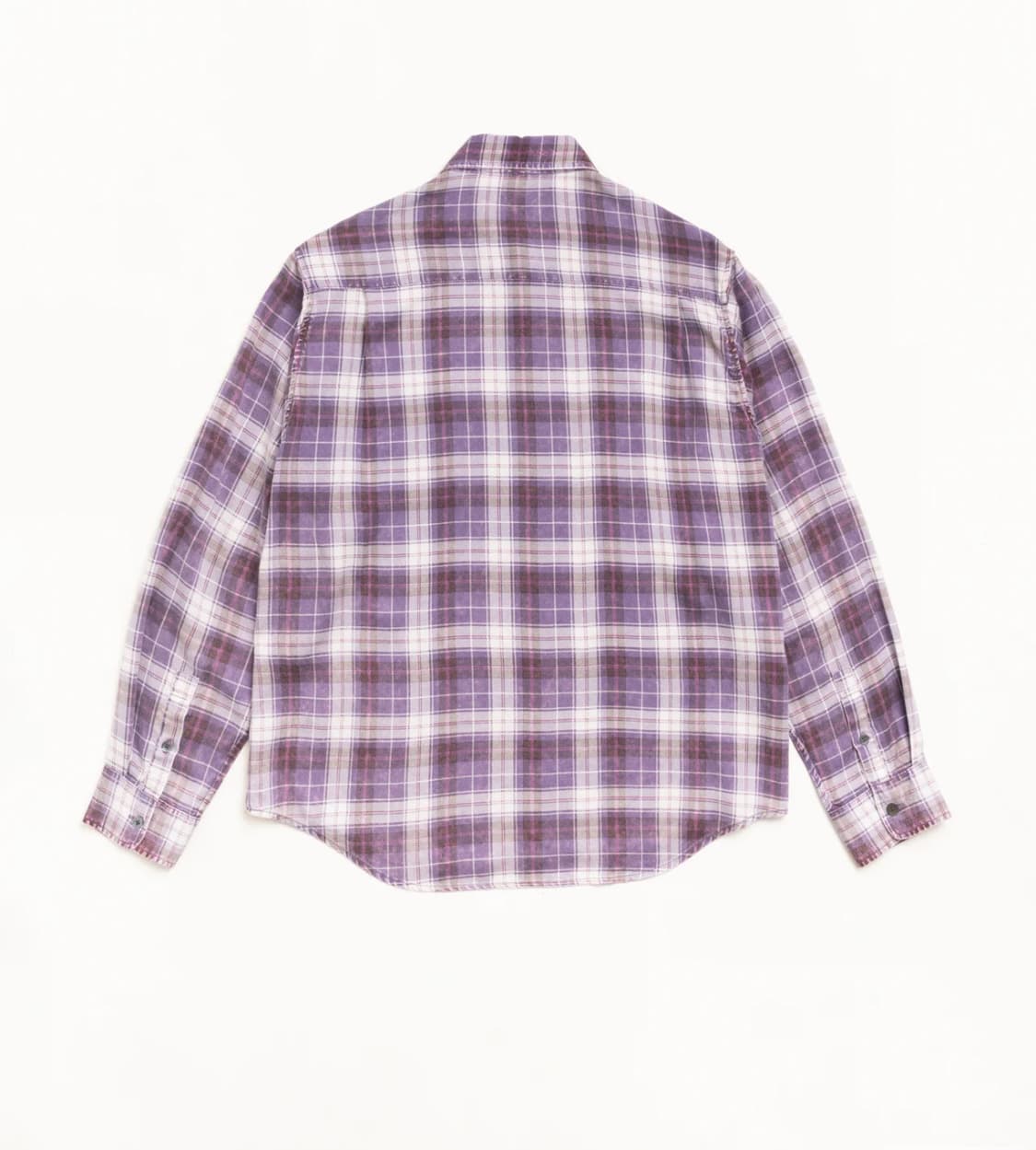 [L] 스투시 매튜 플레이드 셔츠 라벤더 상품이미지2