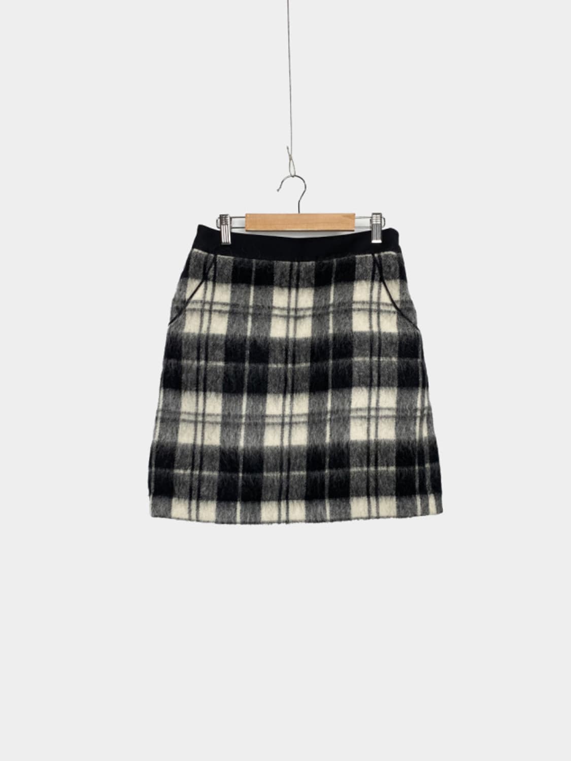  UNITED ARROWS mohair check skirt 상품이미지3