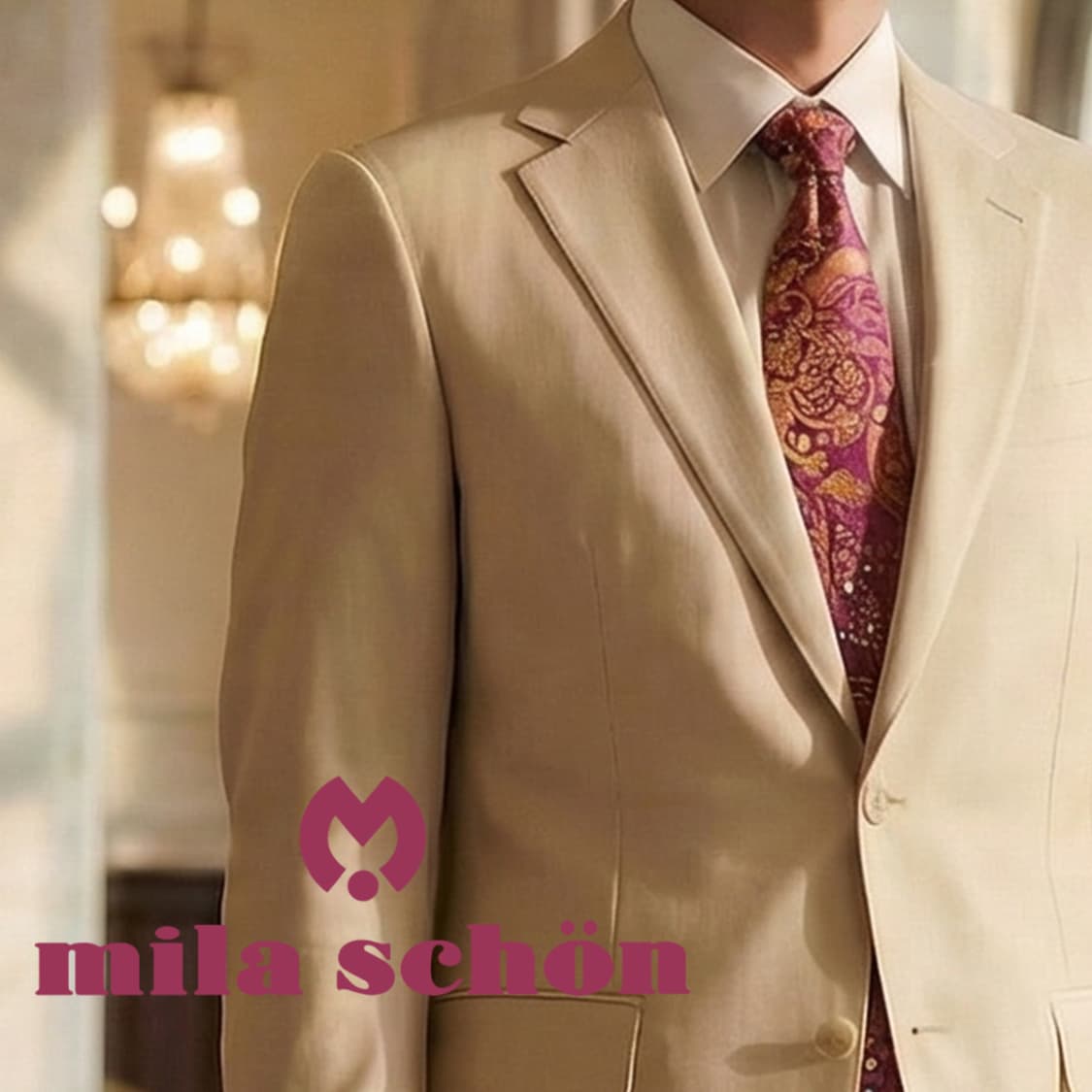 밀라숀 실크 퍼플 페이즐리 패턴 넥타이 9.5cm A+등급 A19863
 상품이미지1