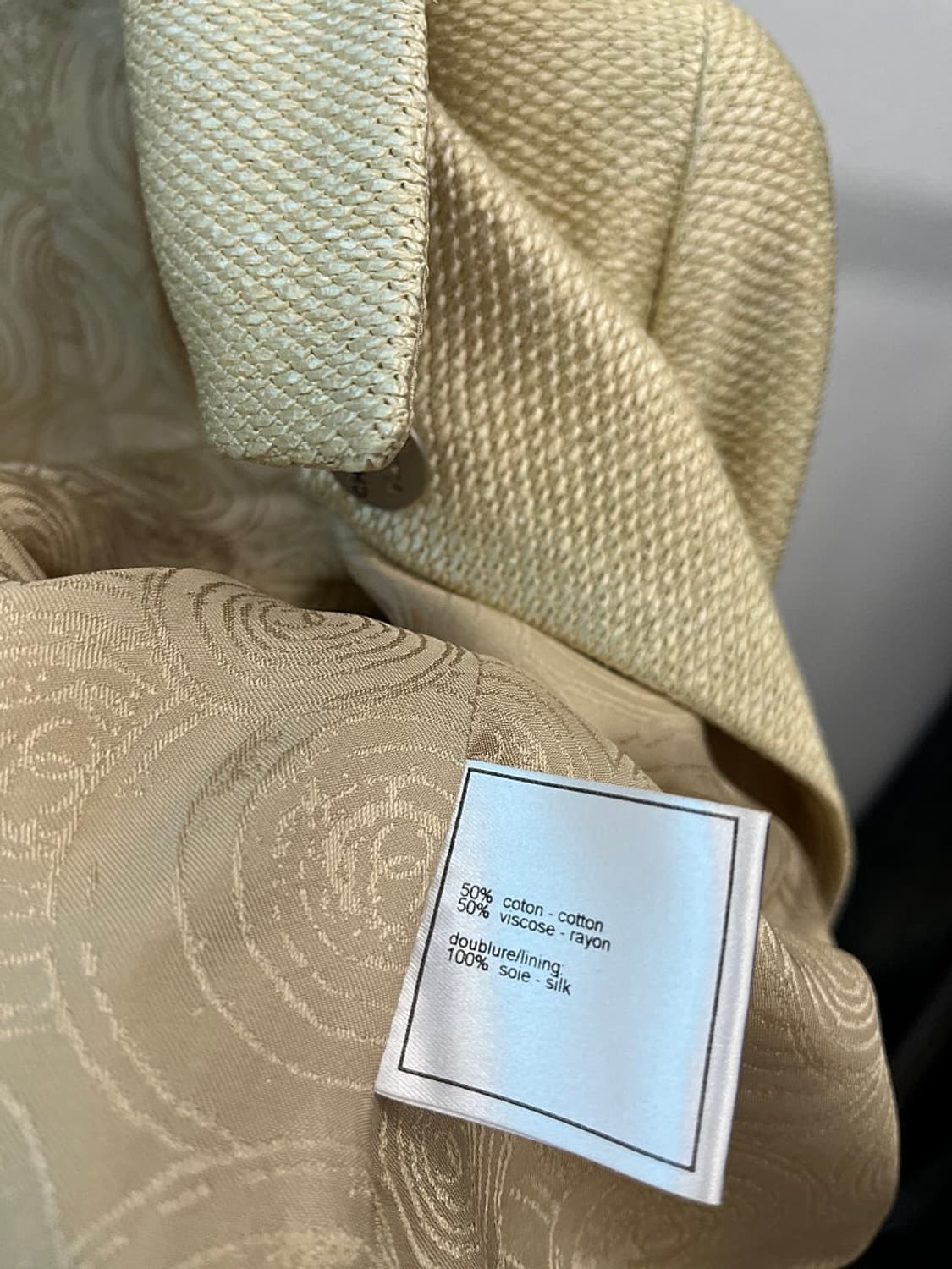 여) 샤넬 빈티지 크루즈 골드 크롭자켓  상품이미지10