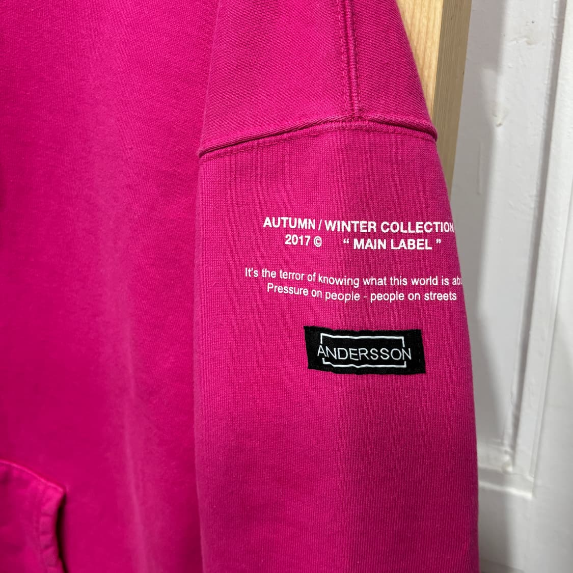 앤더슨벨 빅로고 후드티 상품이미지4