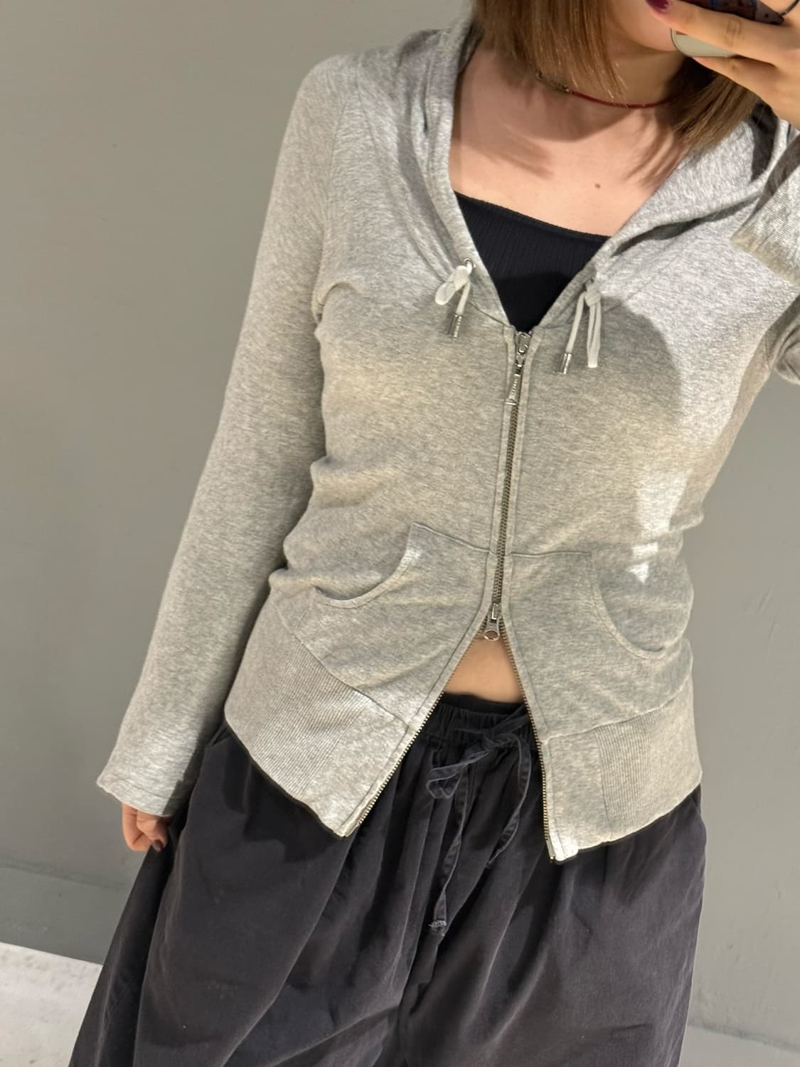 minimal detail 2-way zip-up  상품이미지3