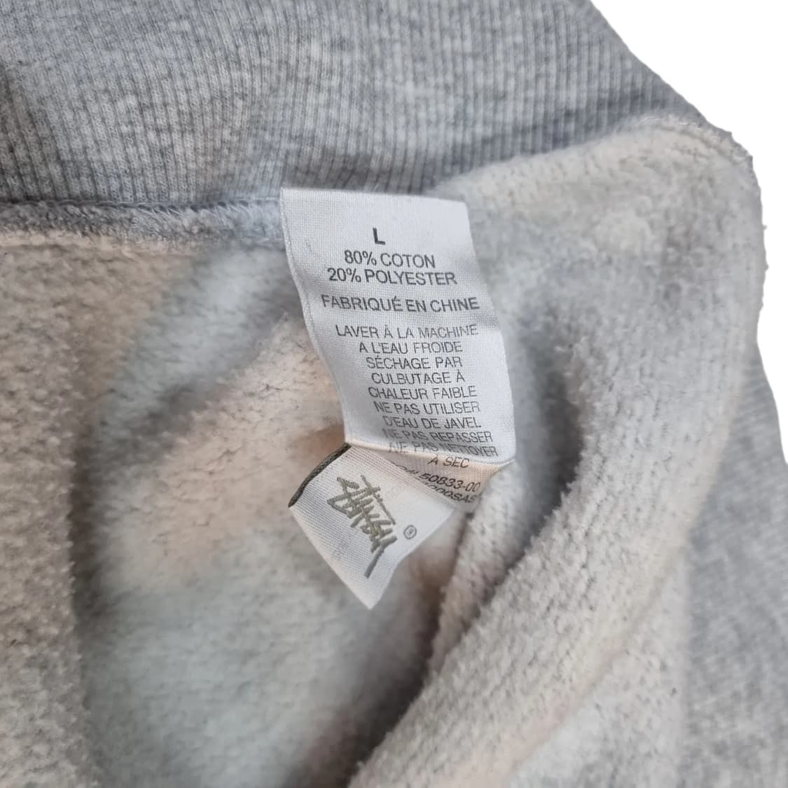 [stussy]  스투시 베이직 로고 크루넥 L 상품이미지5