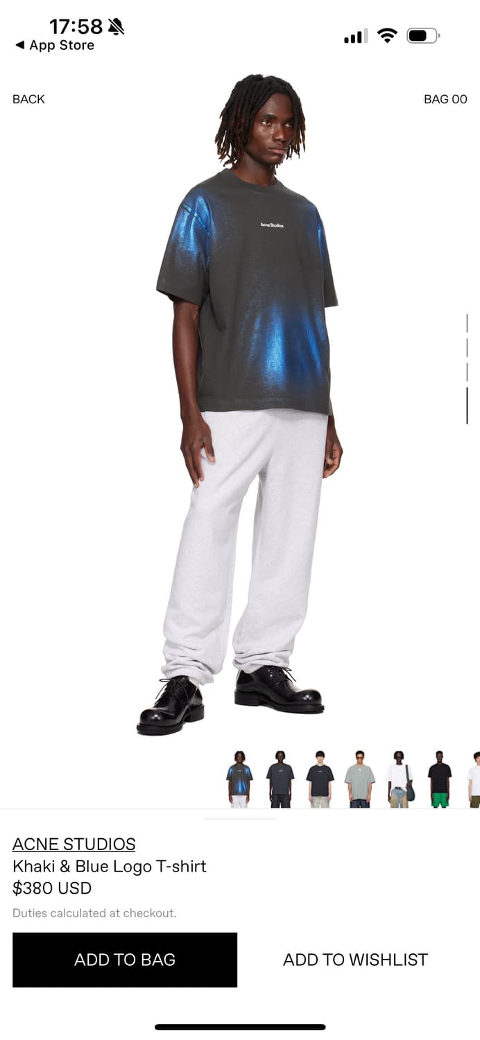 Acne studios Logo T-Shirt 상품이미지3