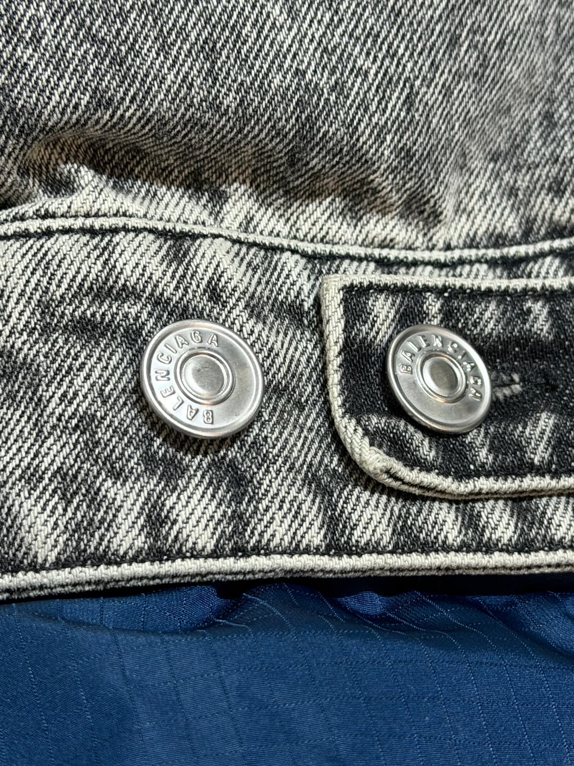 발렌시아가 데님 레이어드 패딩 자켓 48 상품이미지8