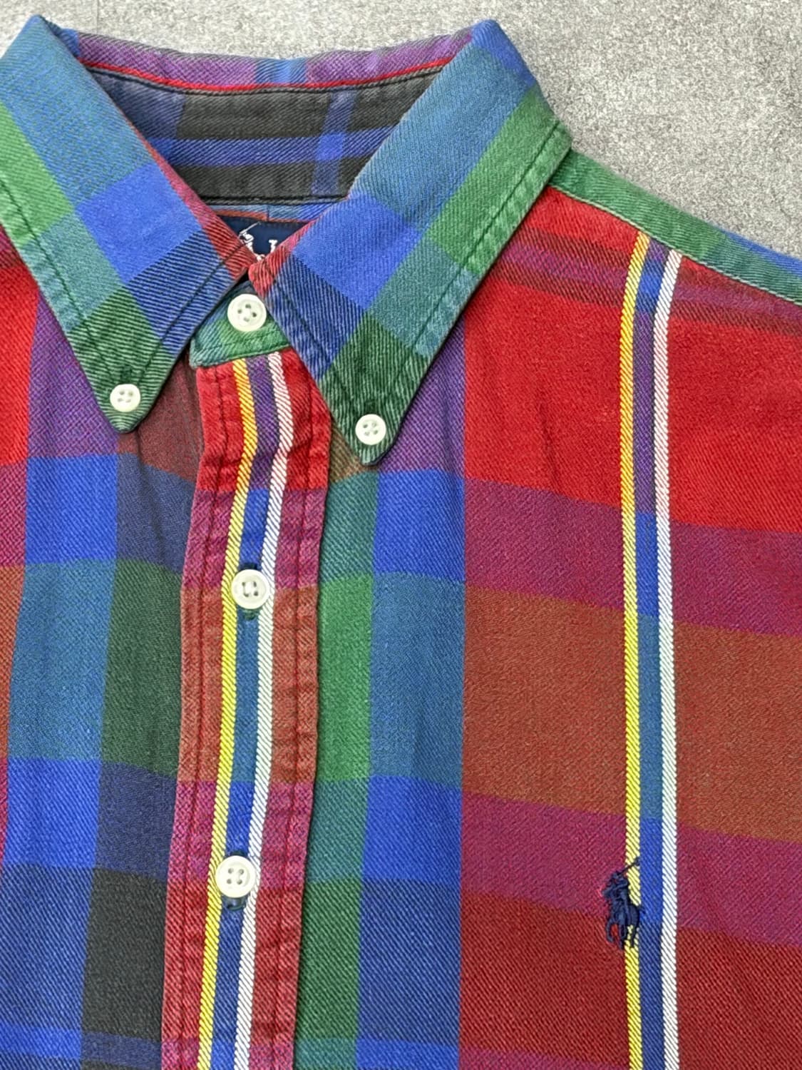 90s 폴로 랄프로렌 빅셔츠 남방 상품이미지5