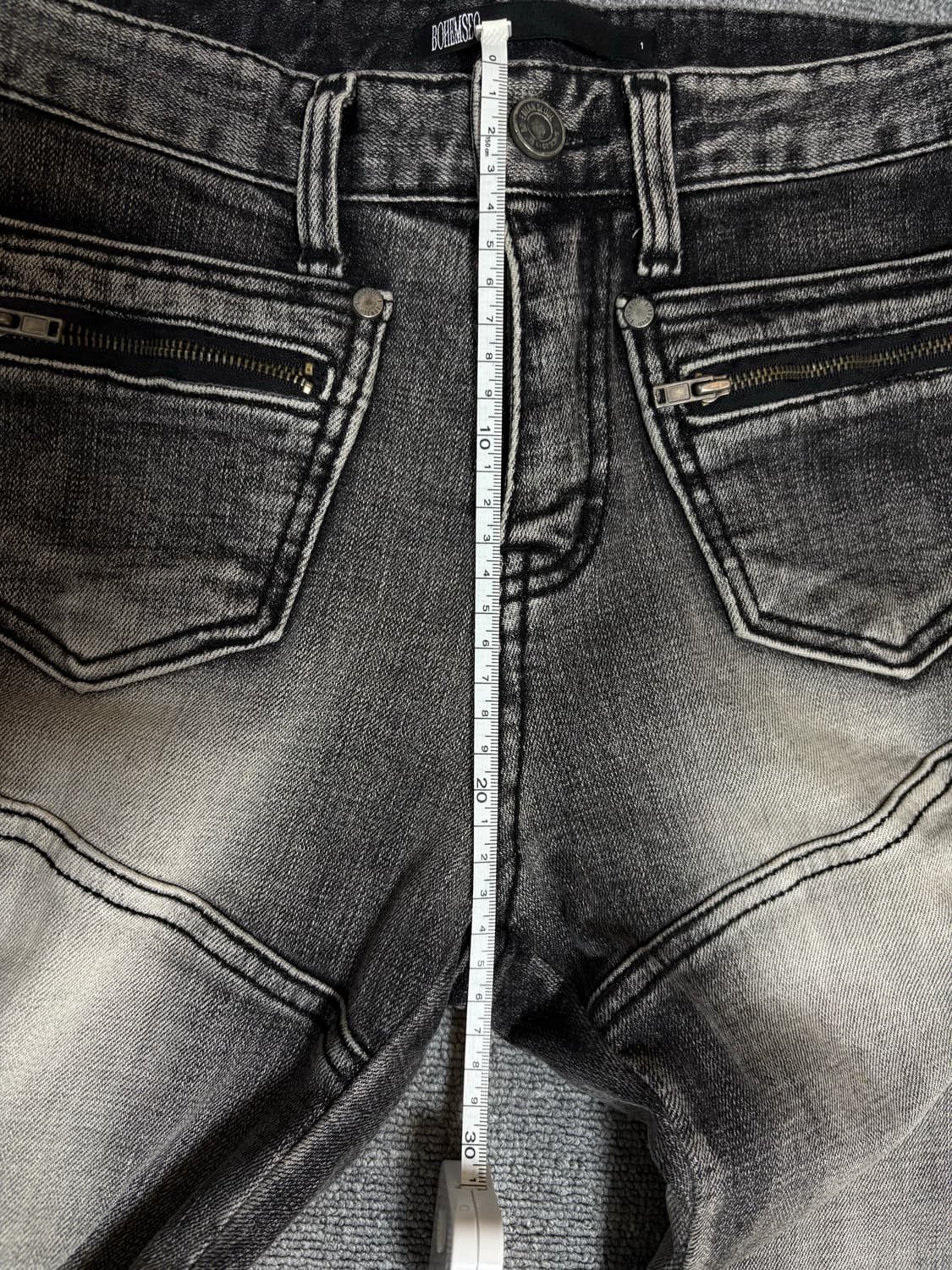 보헴서 FRONT POCKET BOOTS CUT DENIM PANTS 상품이미지6