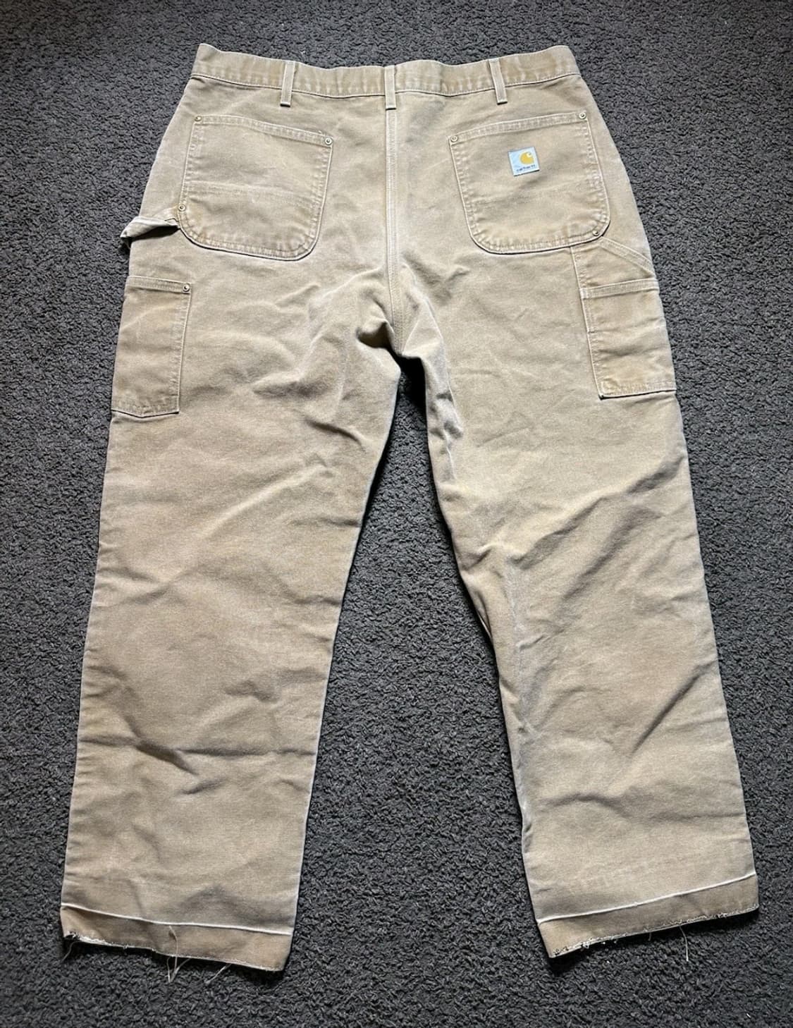 OG USA Vintage 칼하트 B01 BRN 더블니 팬츠 38X32 상품이미지2