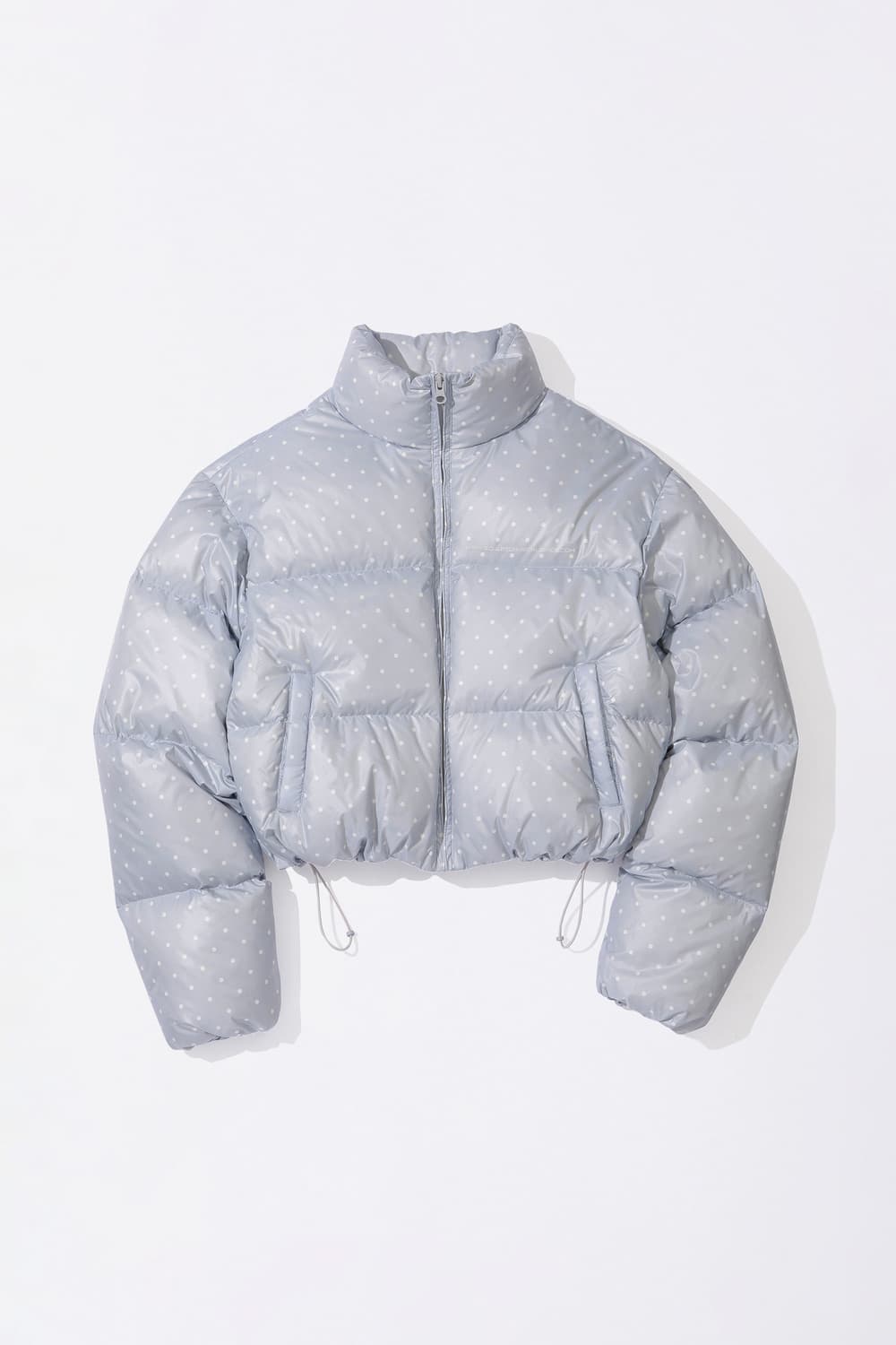 스컬프터 Polka Cropped Puffer Down Baby Blue 상품이미지1