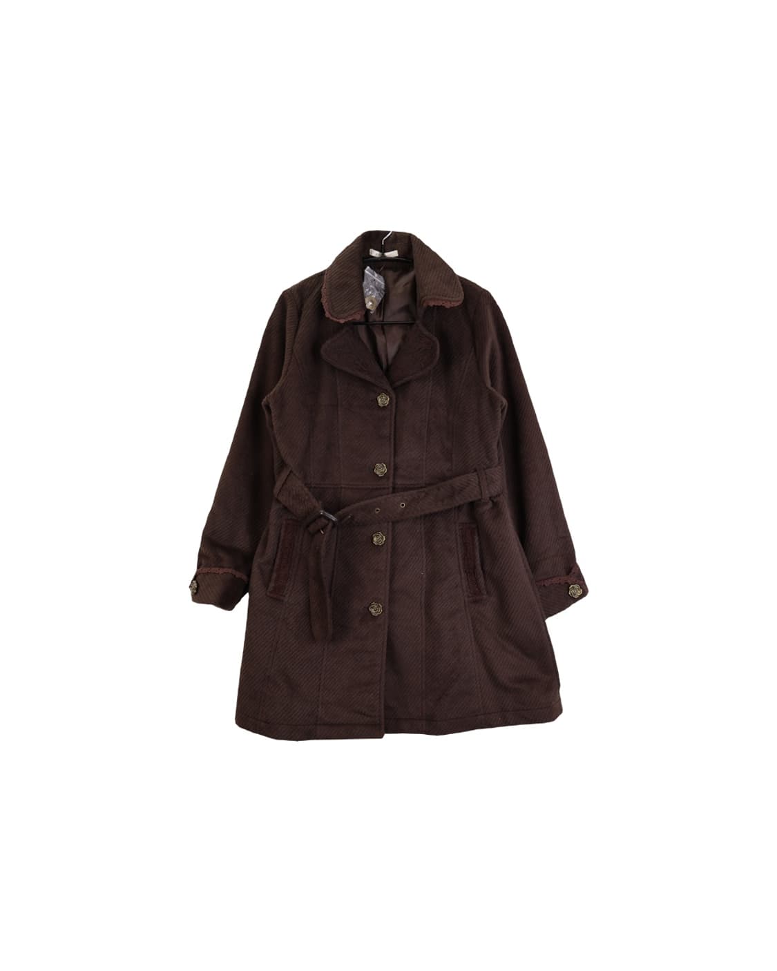 Axes Femme Brown Wool Coats 상품이미지3