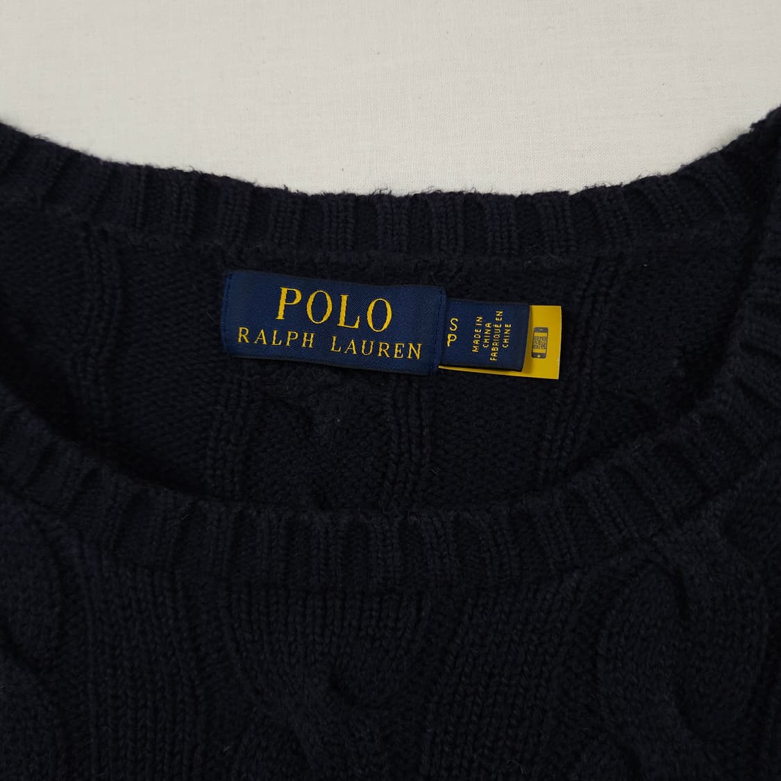 M(95) 폴로 랄프로렌 신형 케이블니트 네이비 상품이미지4